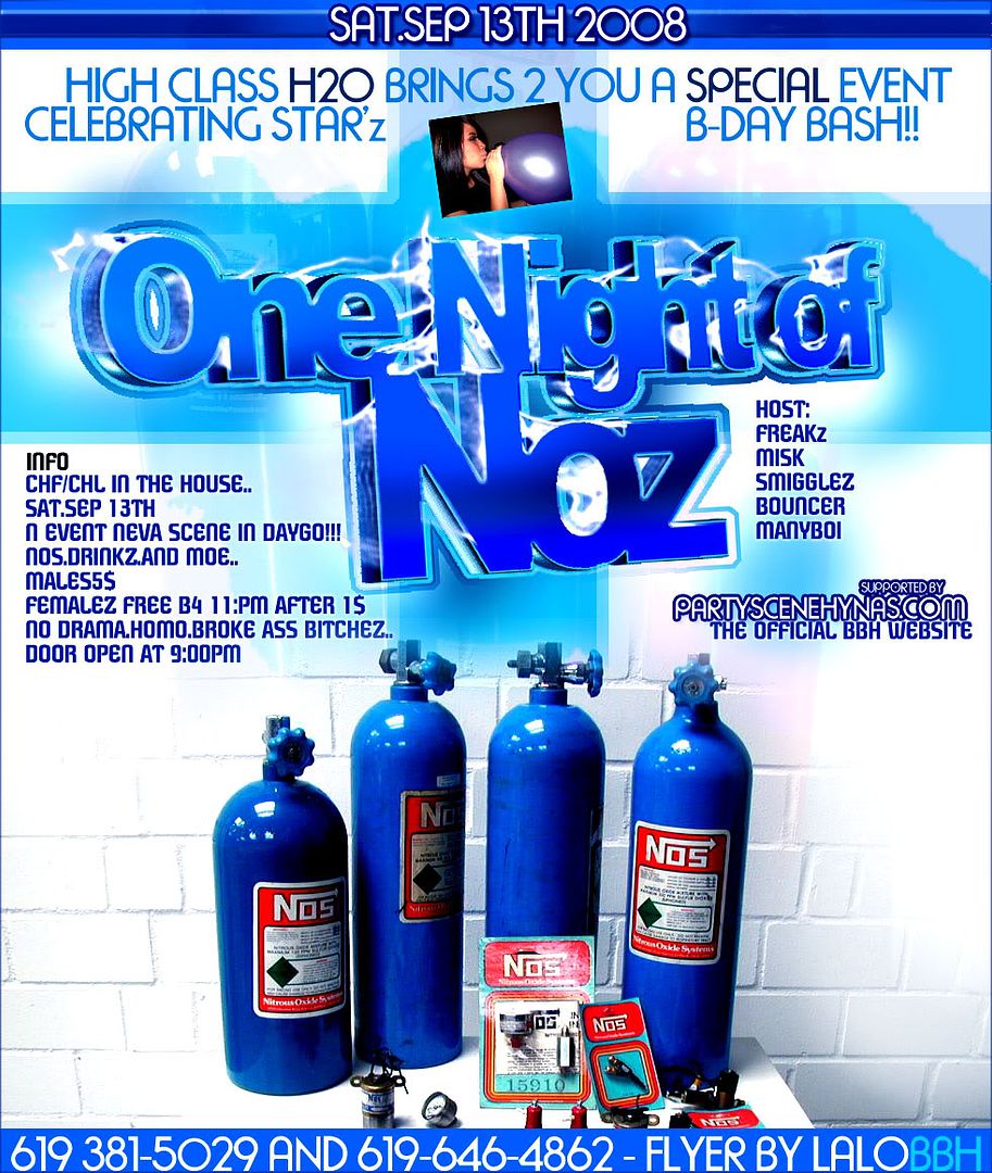 HIGH CLASS H2O BRINGS 2 YOU &quot;ONE NITE OF NOS &quot; BRAND NEW !!!