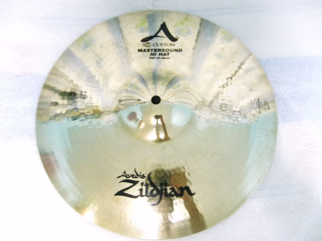 For Sale: ZILDJIAN A Custom MASTERSOUND hihat cymbals 14 (like brandnew)