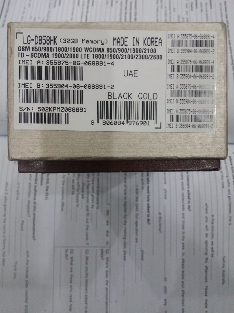 Bán G3 2SIM D858HK fullbox mua ngày 17/4/2015 bảo hành nguồn+MH+CƯ 12 tháng - 7