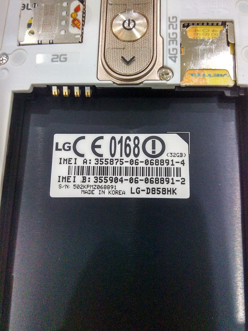 Bán G3 2SIM D858HK fullbox mua ngày 17/4/2015 bảo hành nguồn+MH+CƯ 12 tháng - 4