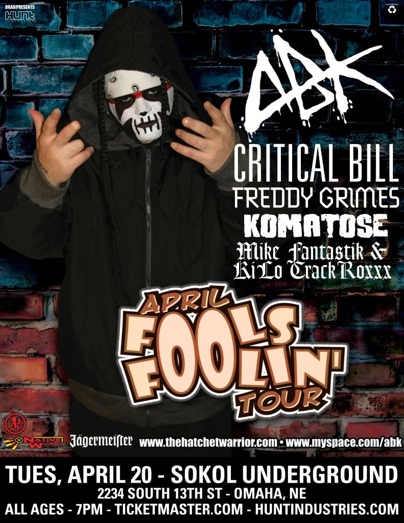 APRIL FOOLS FOOLIN TOUR