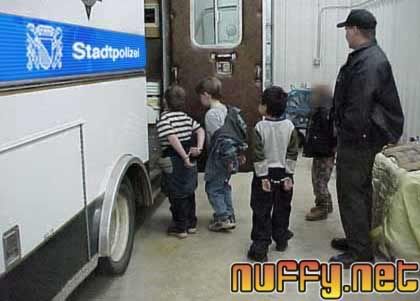 cops arresting kids