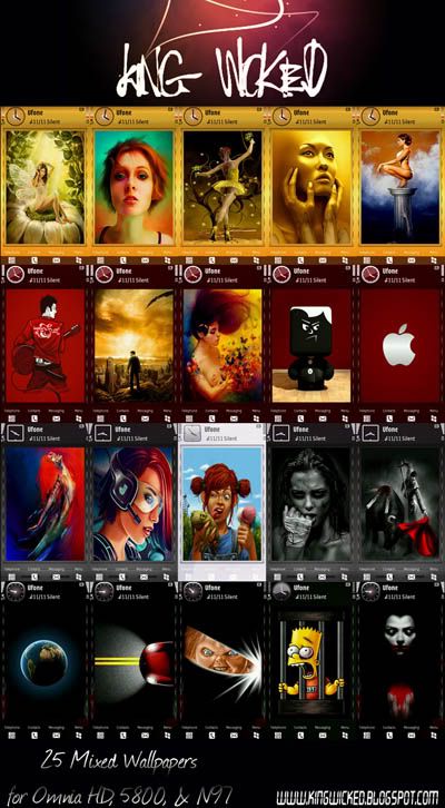 Free Wallpaper Themes Download on Free 25 Wallpaper For 5800   Omnia Hd For Symbian Download At
