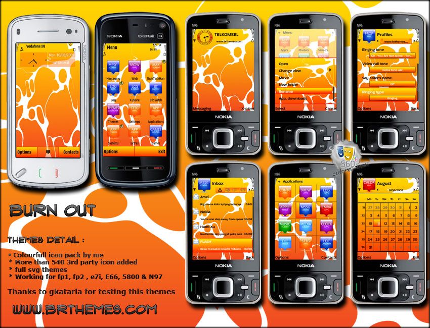 Tema Nokia N71 Wallpaper