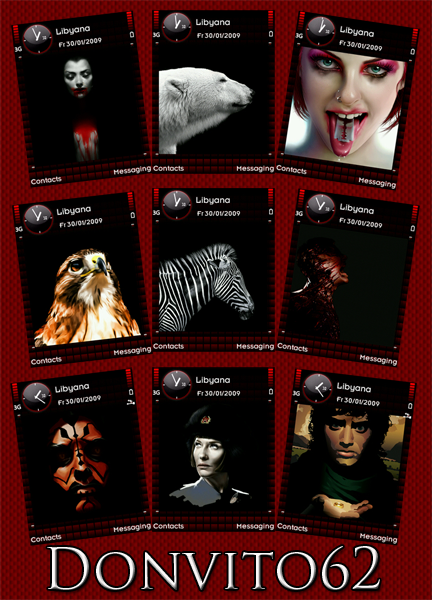 black wallpaper themes. 2-Black Themes Wallpaper Set 2