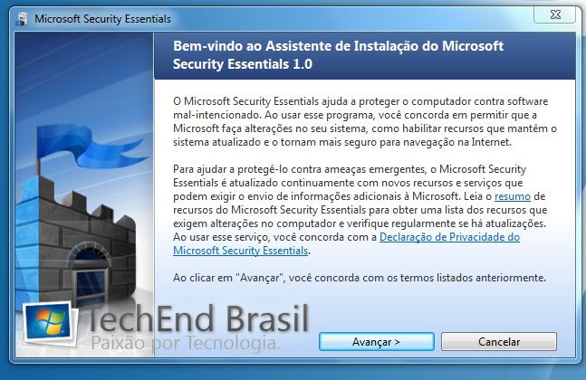  Download Morro (Microsoft Secutity Essentials) Em Português