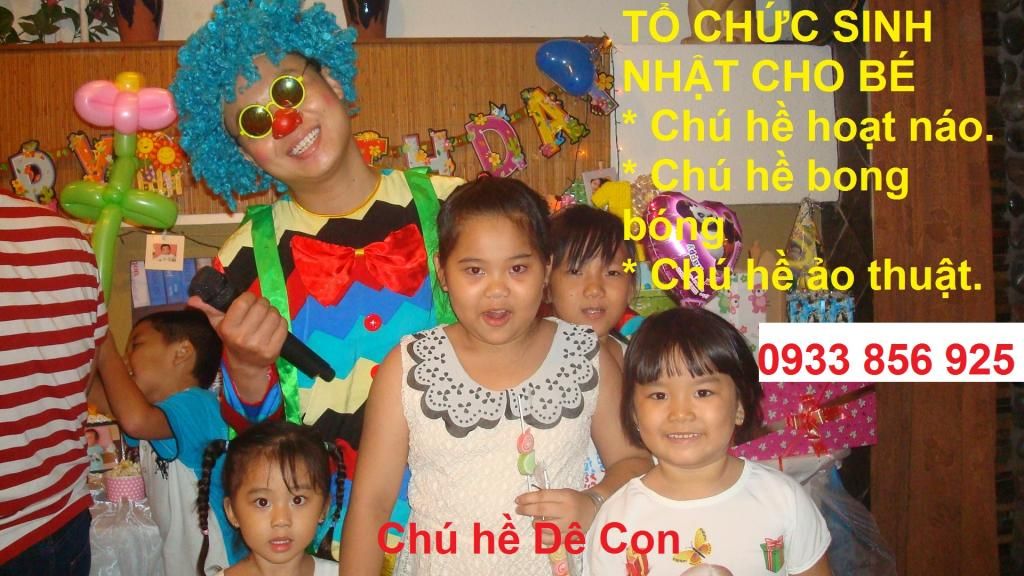Chú hề dẫn sinh nhật cho bé, bong bóng, ảo thuật.... - 1
