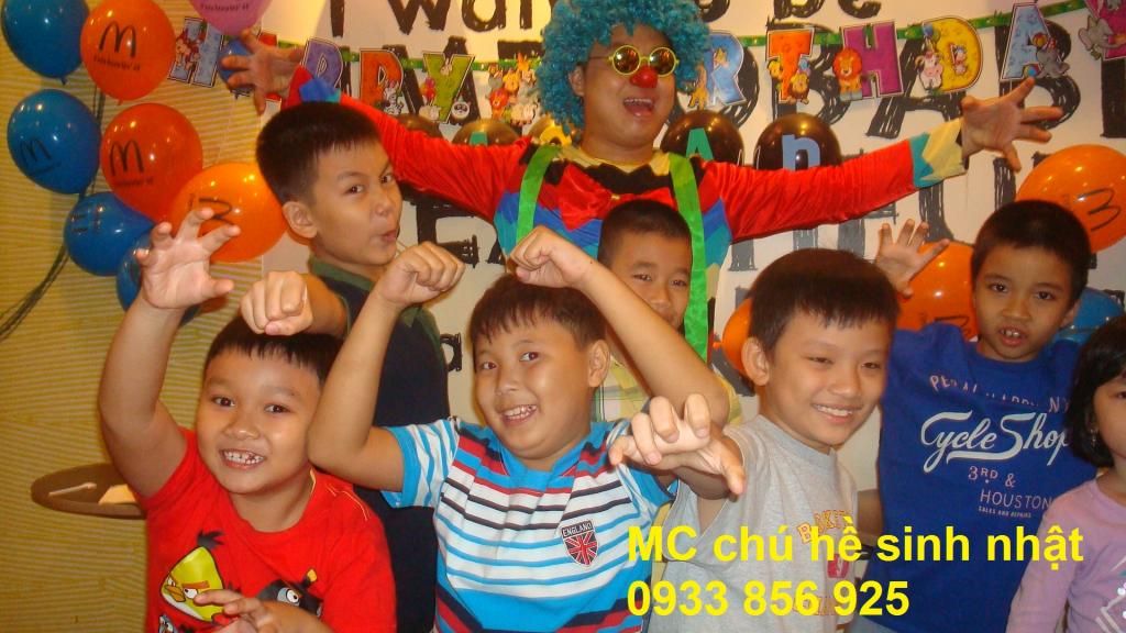 Chú hề dẫn sinh nhật cho bé, bong bóng, ảo thuật.... - 2