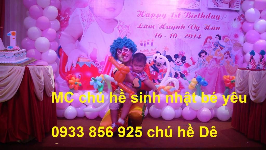 Chú hề dẫn sinh nhật cho bé, bong bóng, ảo thuật.... - 8