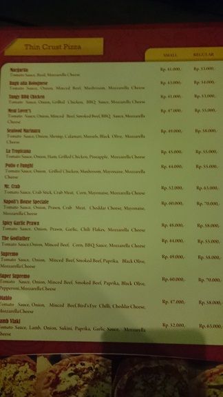 La Pizza Napoli Yogyakarta La Pizza Napoli Yogyakarta