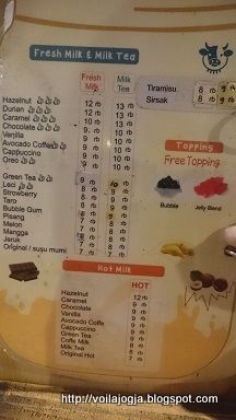 Cracow Milk Yogyakarta Menu Cracow Milk Yogyakarta Menu