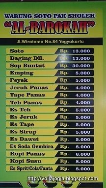 Soto Sholeh Yogyakarta Soto Sholeh Yogyakarta