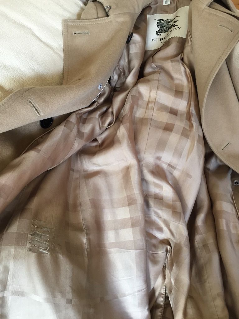 Burberry coat lining problems? PurseForum