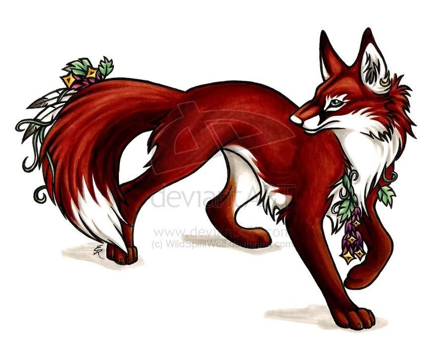 flower fox