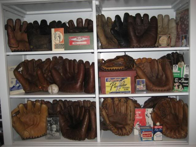 baseball glove collection