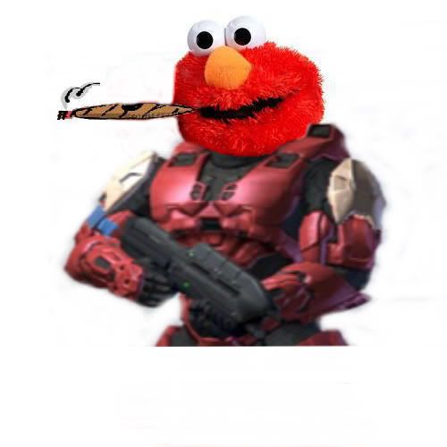 Elmo Smoking