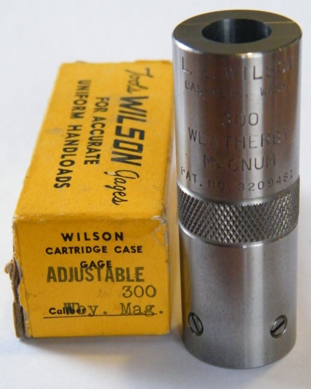 L.E. Wilson Cartridge Case Gages and Trimmer Case/Shell Holders