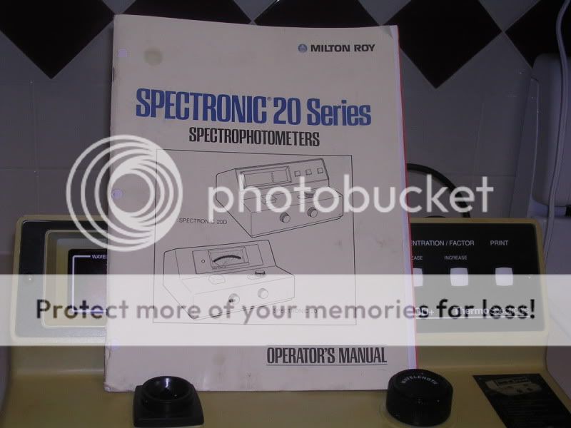 Roy Thermo SPECTRONIC 20D+ Digital Spectrophotometer  