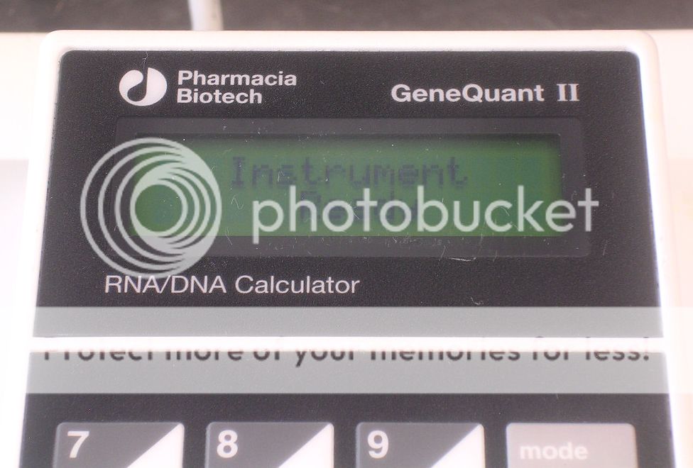 Pharmacia GeneQuant II Spectrophotometer Gene Quant RNA  