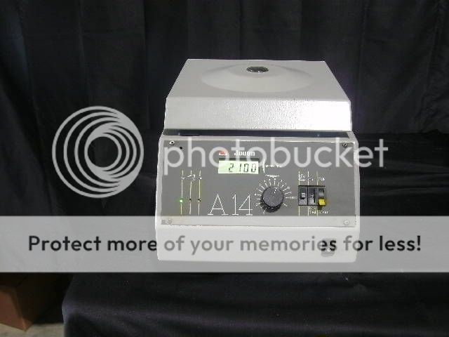 Jouan A14 A 14 Centrifuge Microfuge 14,000 Max RPM  